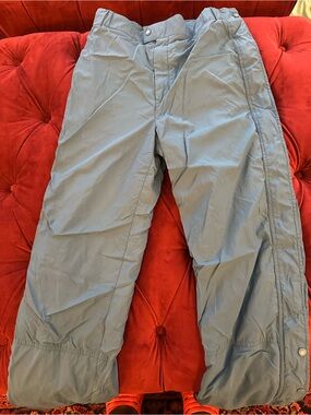 Gore Tex under $25!!! Women's  S Gore-Tex Light Blue Full Side Zip Ski Pants